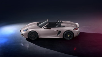 Картинка автомобили porsche 718 spyder 2021 года автосалон шанхай год