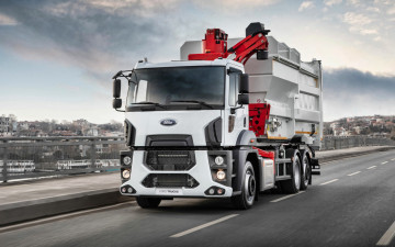 Картинка автомобили ford+trucks ford cargo 2021 вид спереди специальные грузовики мусоровоз американские