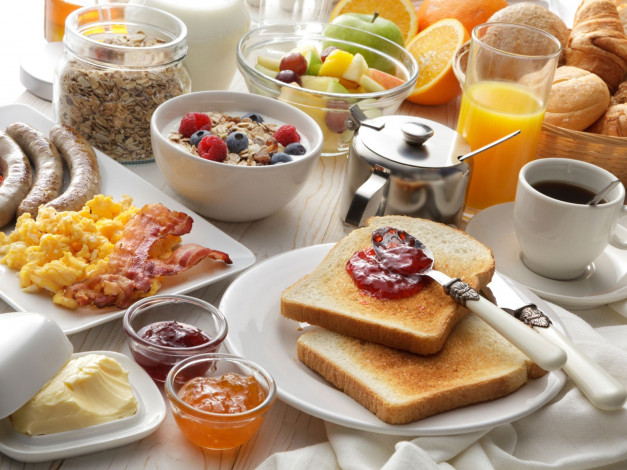 Обои картинки фото еда, разное, завтрак