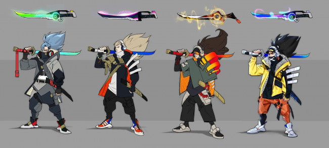 Обои картинки фото видео игры, league of legends, yasuo, образы, мечи