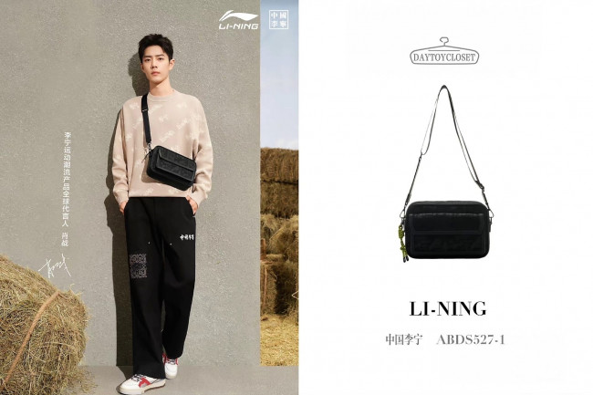 Обои картинки фото мужчины, xiao zhan, актер, свитер, сумка, штаны, сено