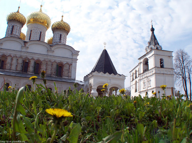 Обои картинки фото кострома, ипатиевский, монастырь, весна, города, православные, церкви, монастыри