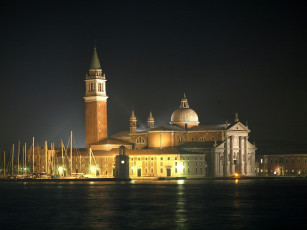 Картинка венеция города италия подсветка