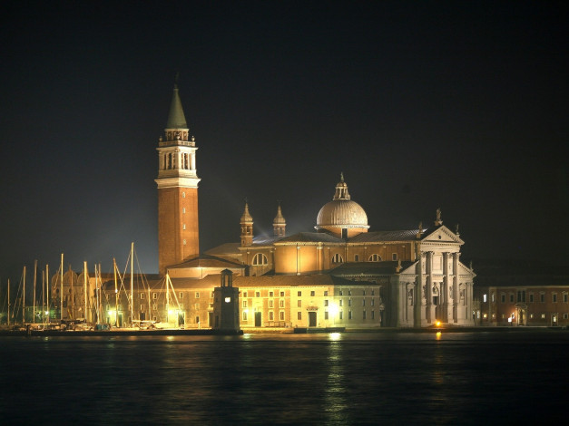 Обои картинки фото венеция, города, италия, подсветка