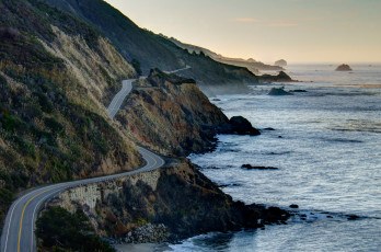 Картинка california природа побережье море