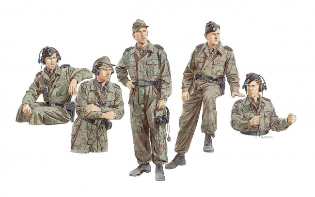 Обои картинки фото рисованные, армия, солдаты