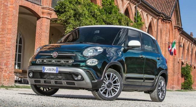 Обои картинки фото fiat 500l cross 2018, автомобили, fiat, 2018, 500l, cross