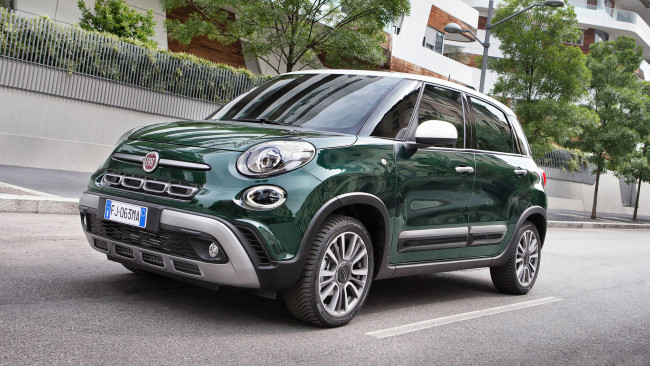 Обои картинки фото fiat 500l cross 2018, автомобили, fiat, 500l, cross, 2018