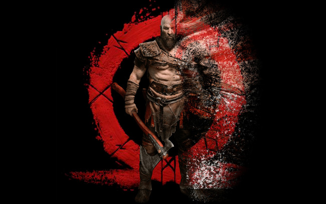 Обои картинки фото видео игры, god of war , 2018, god, of, war, kratos