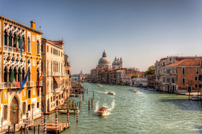 Обои картинки фото grand canal, города, венеция , италия, простор