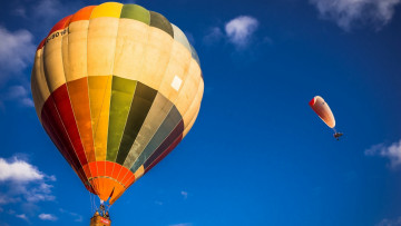 Картинка авиация воздушные+шары+дирижабли воздушный шар мотодельтаплан небо полет