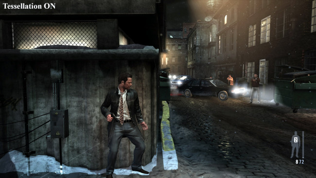 Обои картинки фото видео игры, max payne 3, макс, пейн, улица, город, машины, враги