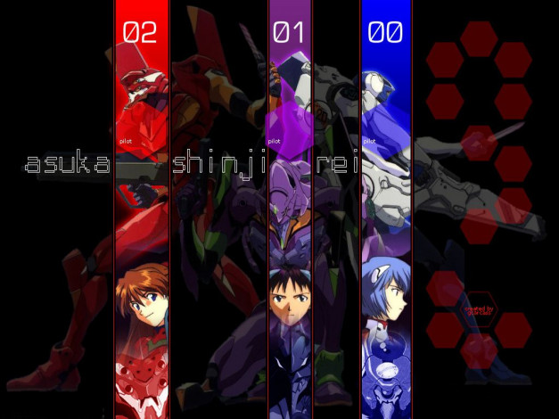 Обои картинки фото аниме, evangelion