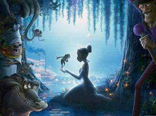 Картинка the princess and frog мультфильмы