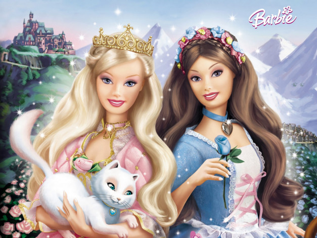 Обои картинки фото мультфильмы, barbie