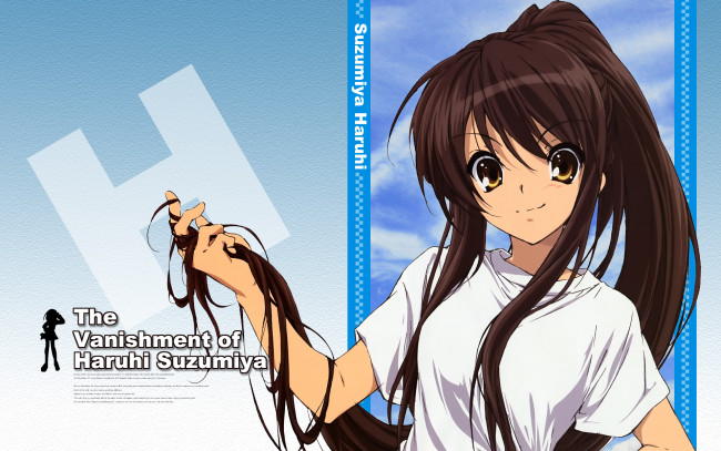 Обои картинки фото аниме, the, melancholy, of, haruhi, suzumiya