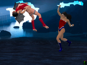 Картинка 3д+графика фантазия+ fantasy супермены