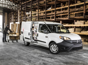 обоя автомобили, dodge, 2015г, ram, promaster, city, tradesman, cargo, светлый