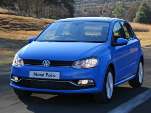 Картинка автомобили volkswagen синий typ 6r 2014г za-spec polo