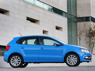 Картинка автомобили volkswagen typ 6r za-spec polo синий 2014г