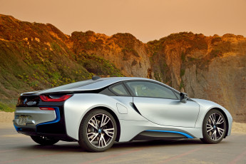 обоя 2015 bmw i8, автомобили, bmw, серебристый