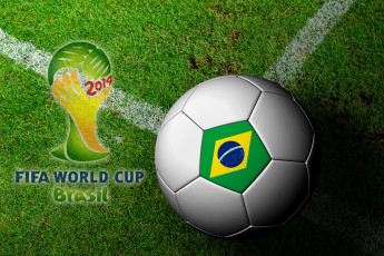 Картинка спорт логотипы+турниров fifa world cup футбол brasil football 2014 flag мяч бразилия кубок мира