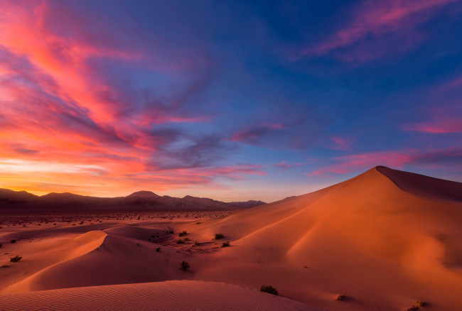 Обои картинки фото природа, пустыни, пустыня, дюны, песок, небо