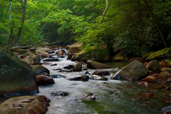 Картинка природа водопады вода river stream rocks waterfall река камни водопад water поток