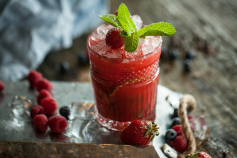 Картинка еда напитки ягоды напиток вкусно лед