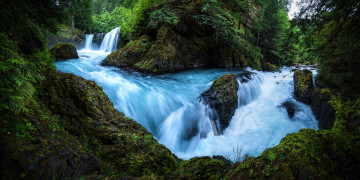 Картинка природа водопады stream rocks water river waterfall река вода поток камни водопад