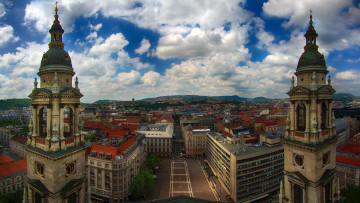 Картинка города будапешт+ венгрия будапешт город улицы здания