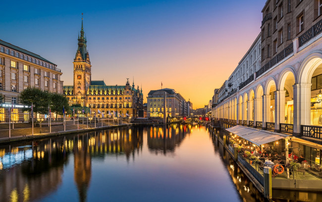 Обои картинки фото hamburg city hall, города, гамбург , германия, hamburg, city, hall