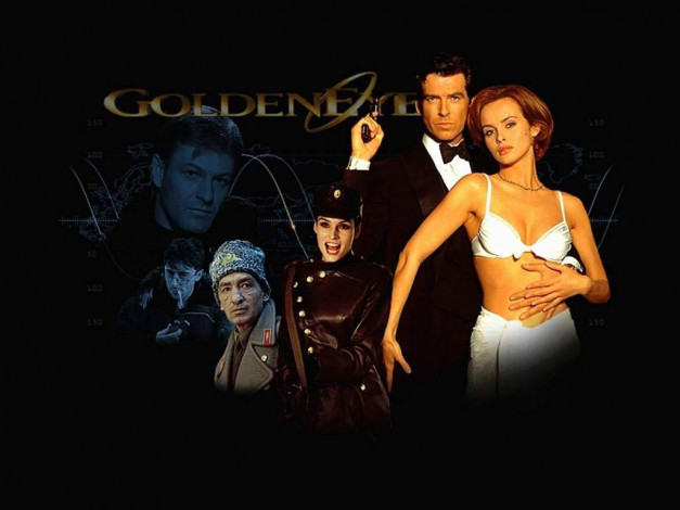 Обои картинки фото 007, кино, фильмы, golden, eye