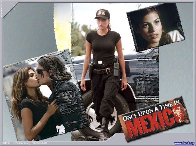 Обои картинки фото ева, мендес, кино, фильмы, once, upon, time, in, mexico