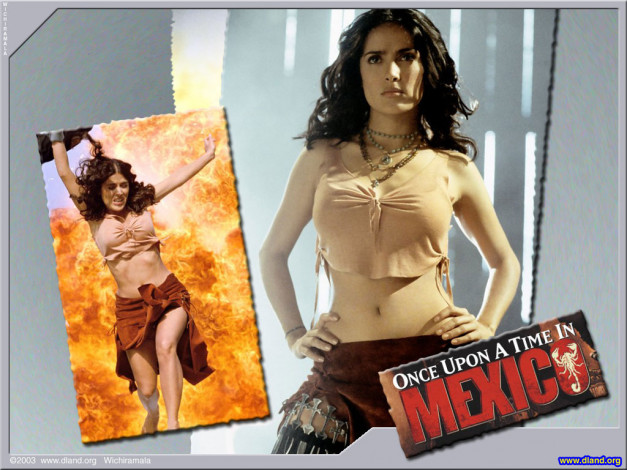 Обои картинки фото сальма, хаек, кино, фильмы, once, upon, time, in, mexico