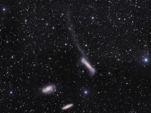 Картинка ngc3628 космос галактики туманности