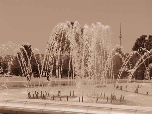 Обои картинки фото города, фонтаны