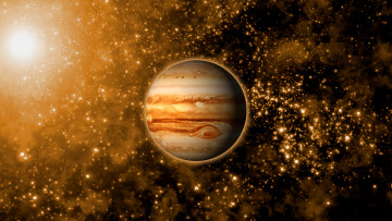 Картинка the fifth planet космос юпитер планета