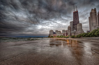 Картинка chicago города Чикаго+ сша небоскребы побережье