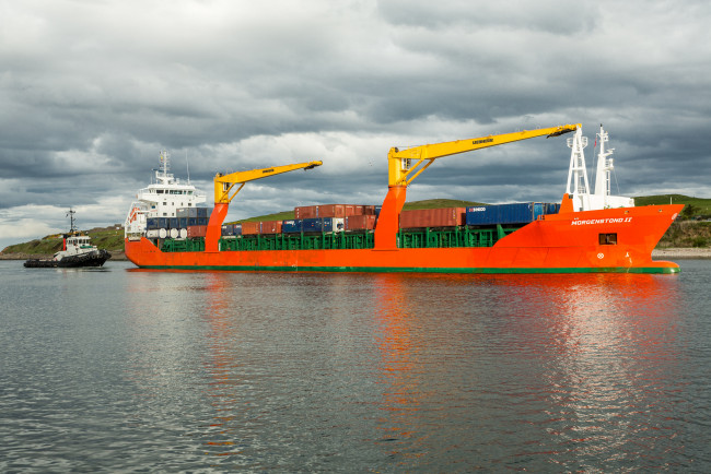 Обои картинки фото morgenstond ii, корабли, грузовые суда, контейнеровоз