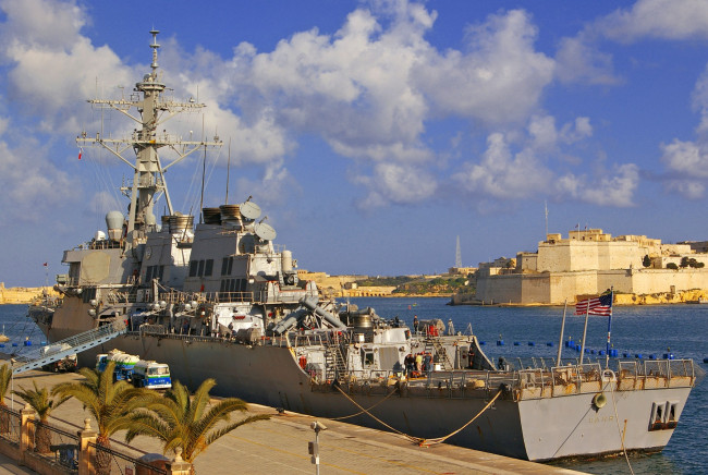 Обои картинки фото uss barry, корабли, крейсеры,  линкоры,  эсминцы, боевой, флот