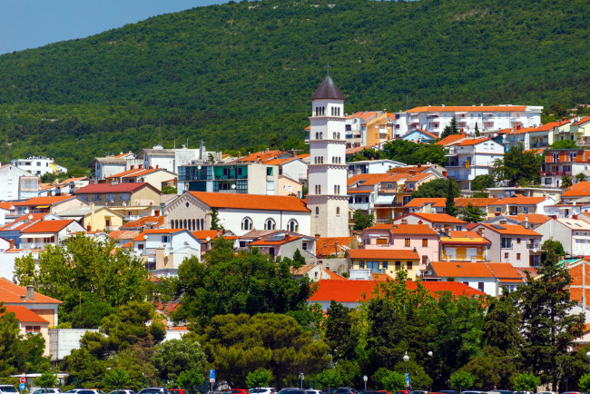 Обои картинки фото crikvenica, croatia, города, - панорамы