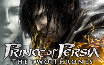 обоя видео игры, prince of persia,  the two thrones, лица, магия