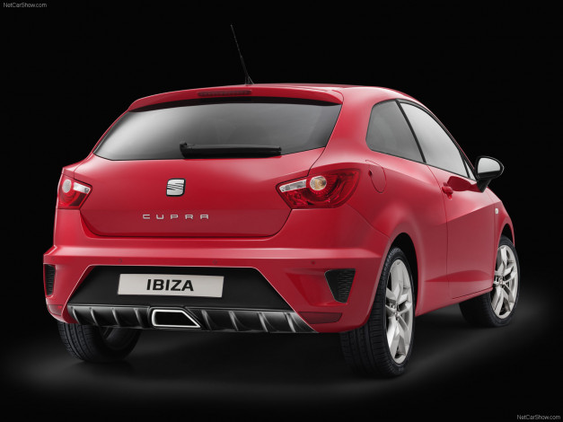 Обои картинки фото seat, ibiza, cupra, 2009, автомобили