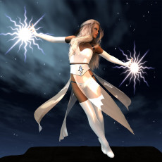 Картинка 3д графика fantasy фантазия девушка магия