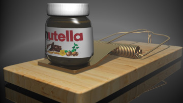 Картинка бренды nutella банка мышеловка