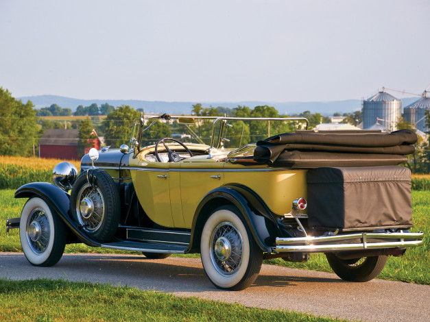 Обои картинки фото автомобили, классика, 1930г, locke, phaeton, cowl, dual, series, 77, chrysler