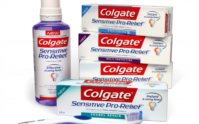 Обои картинки фото бренды, colgate, ополаскиватель, зубная, паста