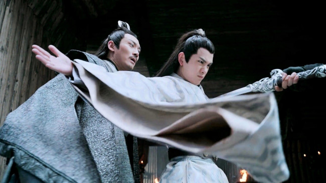 Обои картинки фото кино фильмы, the untamed, не, минцзюэ, цзинь, гуанъяо, меч
