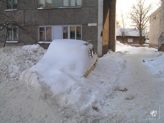 Обои картинки фото сугроб, города